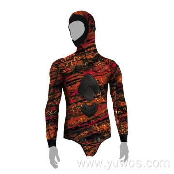 Lycra Two-Piece Camouflage Scuba Diving hunting wetsuits